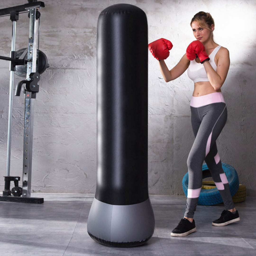 Large Inflatable Free Standing Punching Bag - 4 ft 11 in image