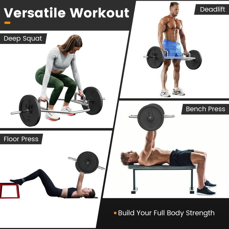 Heavy Duty Hexagon Deadlift Trap Shrug Bar image 10