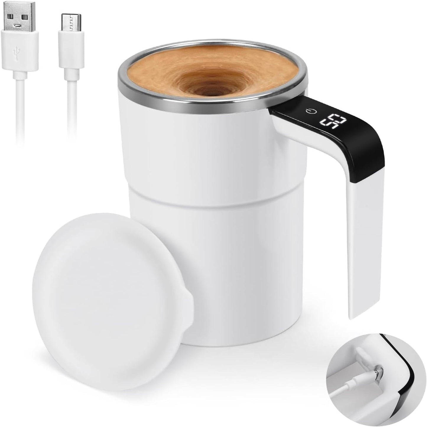 Rechargeable Self-Stirring Coffee Mug image 7
