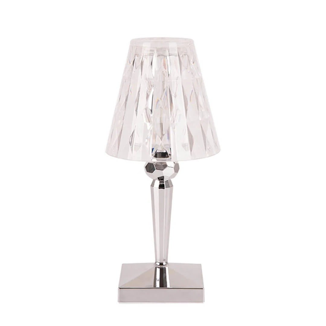 Crystal Wireless LED Lamp - Silver image