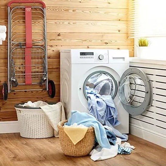 Portable Heavy Duty Wheeled Folding Grocery Shopping Cart image 1