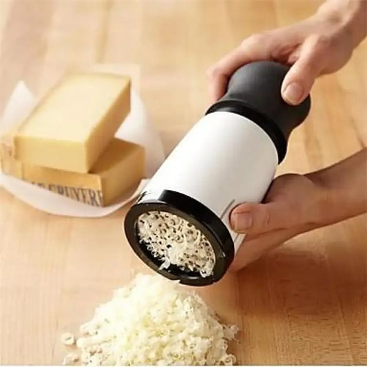 Cheese Grater – Stainless Steel & ABS Kitchen Tool for Cheese, Chocolate, Butter & More