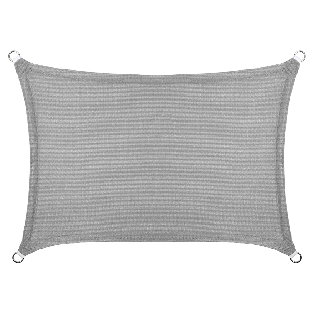 Large Outdoor Patio Rectangle Deck Sun Shade Sail 10' x 13' image 3