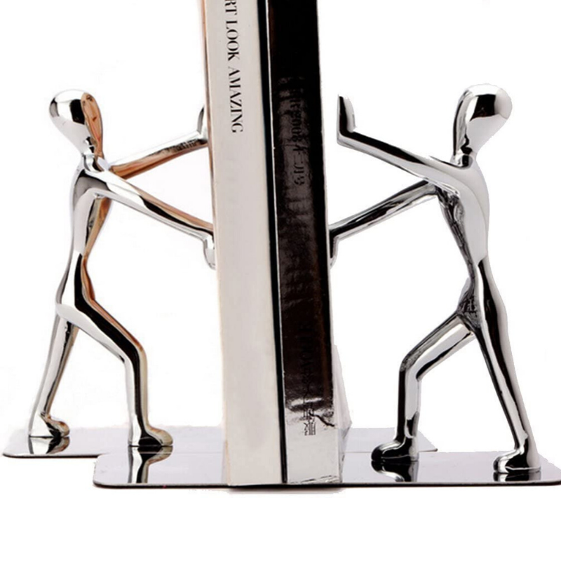 Premium Stainless Steel Modern Bookend image 0