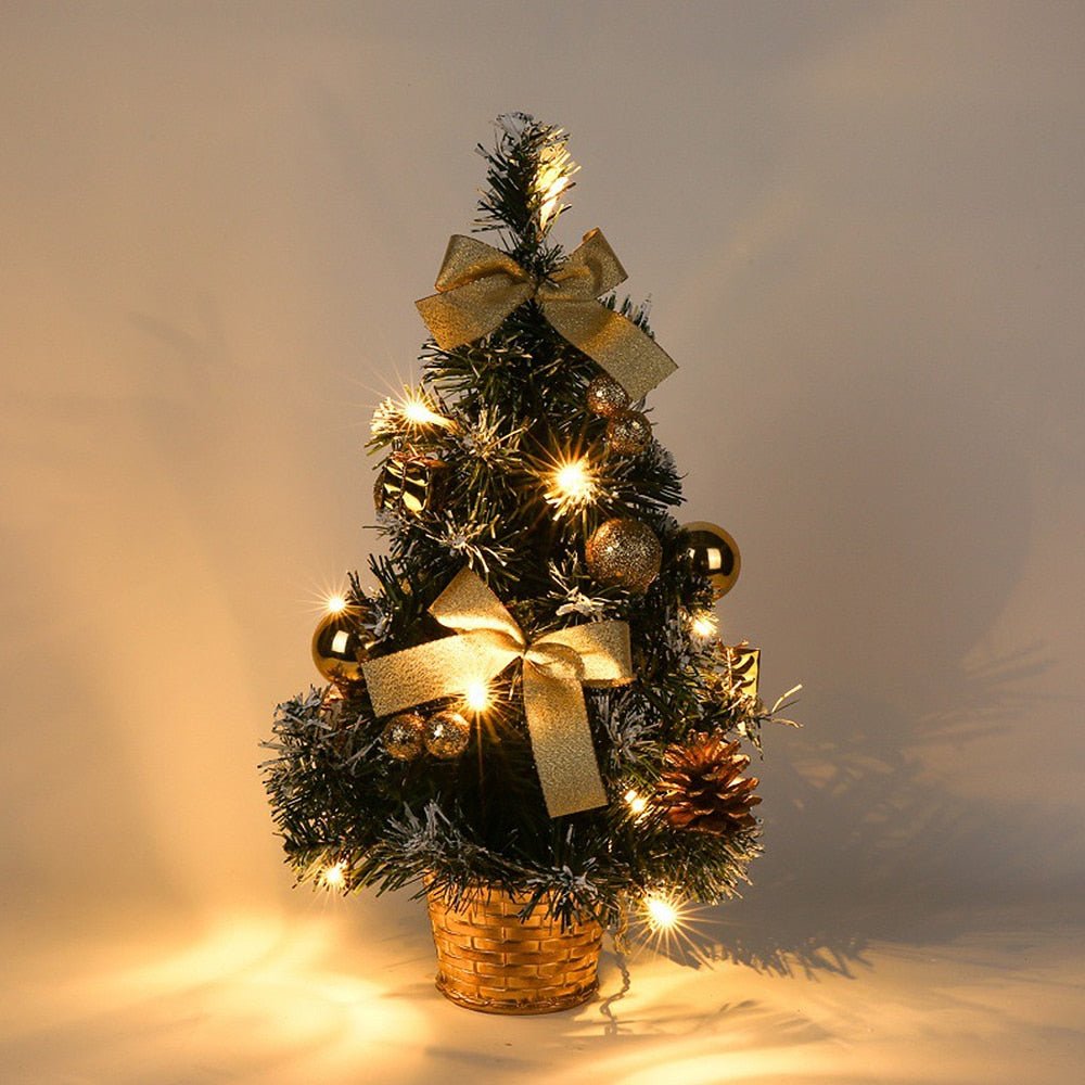 Small Prelit Artificial Tabletop Christmas Tree With Lights image 0