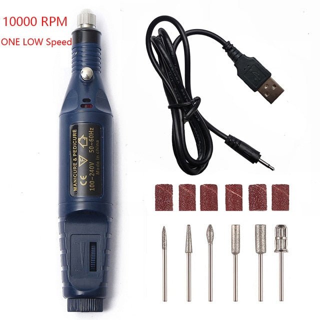 Portable Electric Nail File Drill Machine Kit image 6