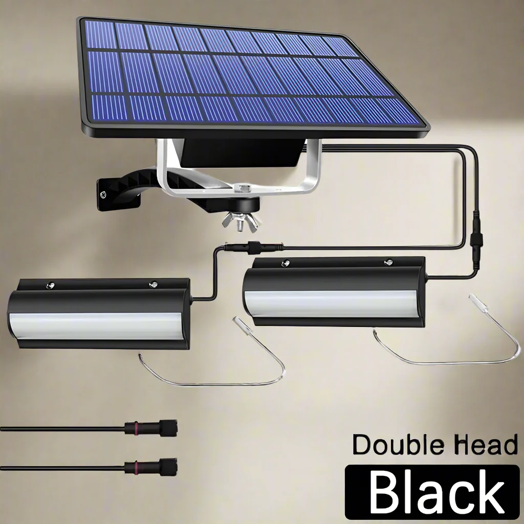 Solar Shed Pendant Light - White, Double Head image