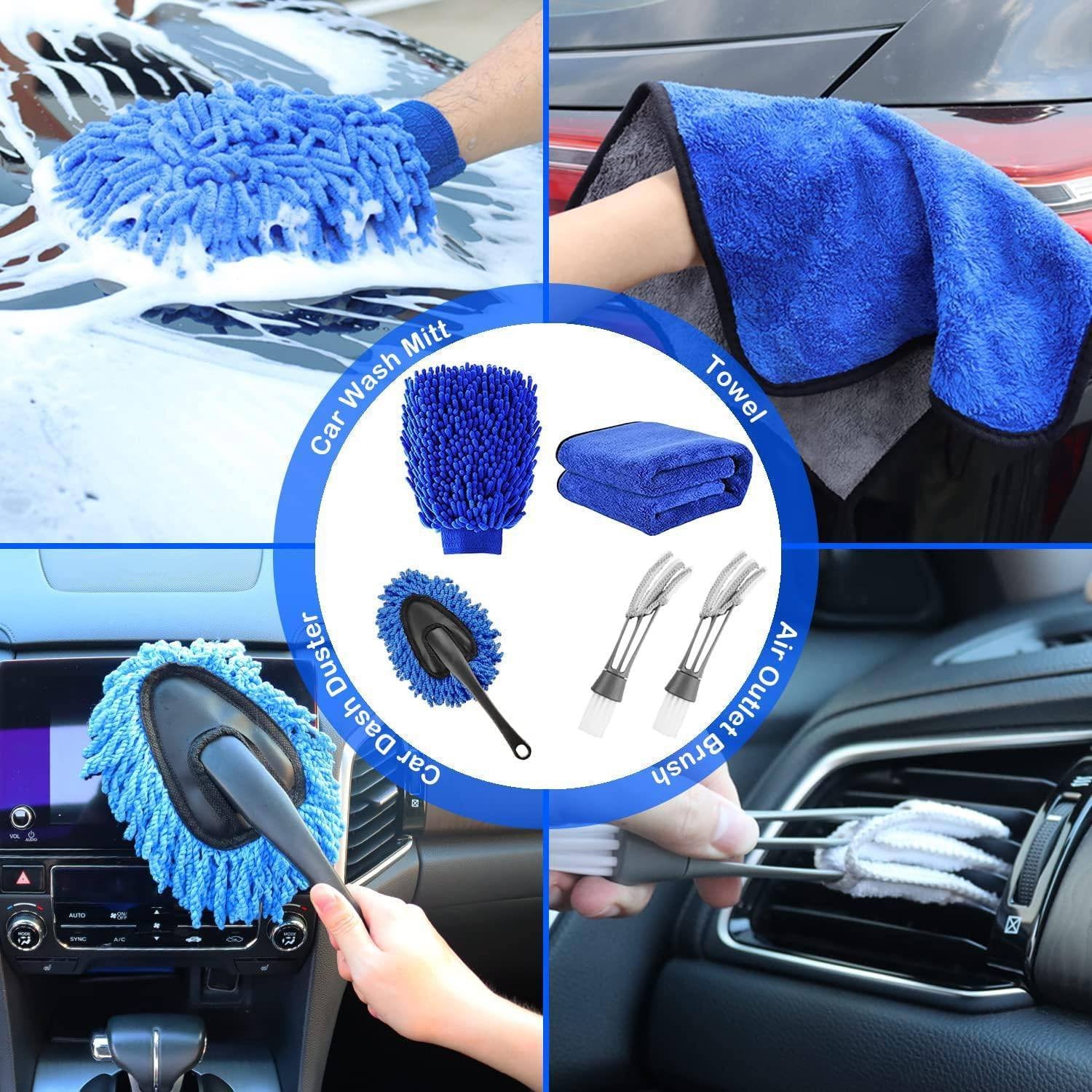 26Pcs Car Detailing Brush Set Drill Not Include image 3