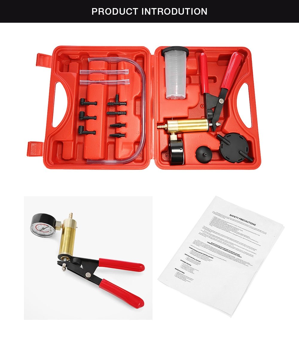 Premium Vacuum Brake Bleeder Tool Kit image 4