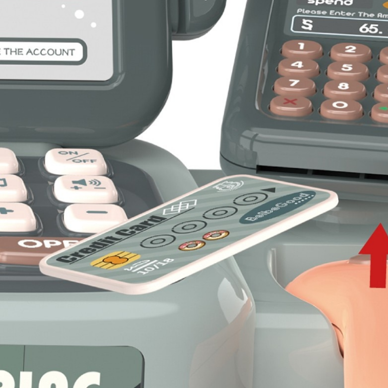 Smart Kids Cash Register Play Toy With Scanner image 6