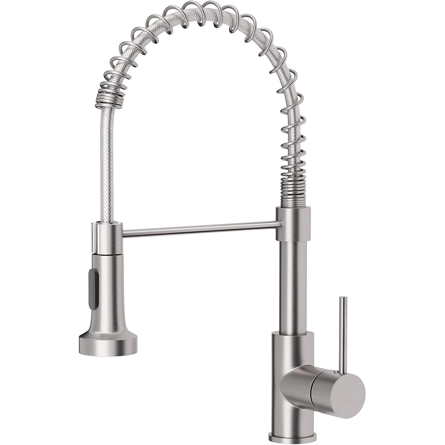 Kitchen Pull Down Spring Sink Faucet 360 Rotation Hot Cold Mixer Tap image 2