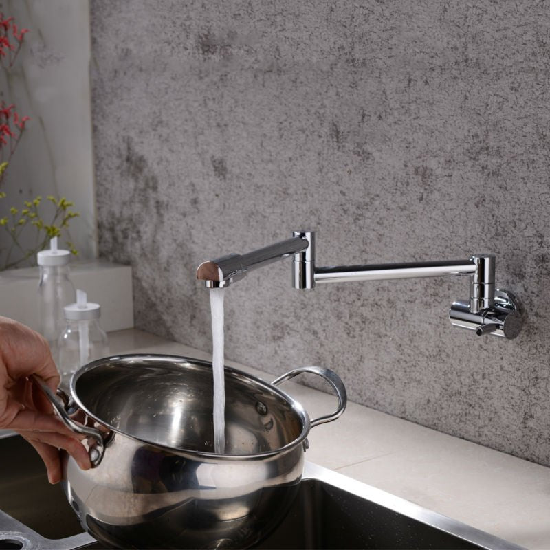 Retractable Kitchen Stove Pot Filler Faucet image 0