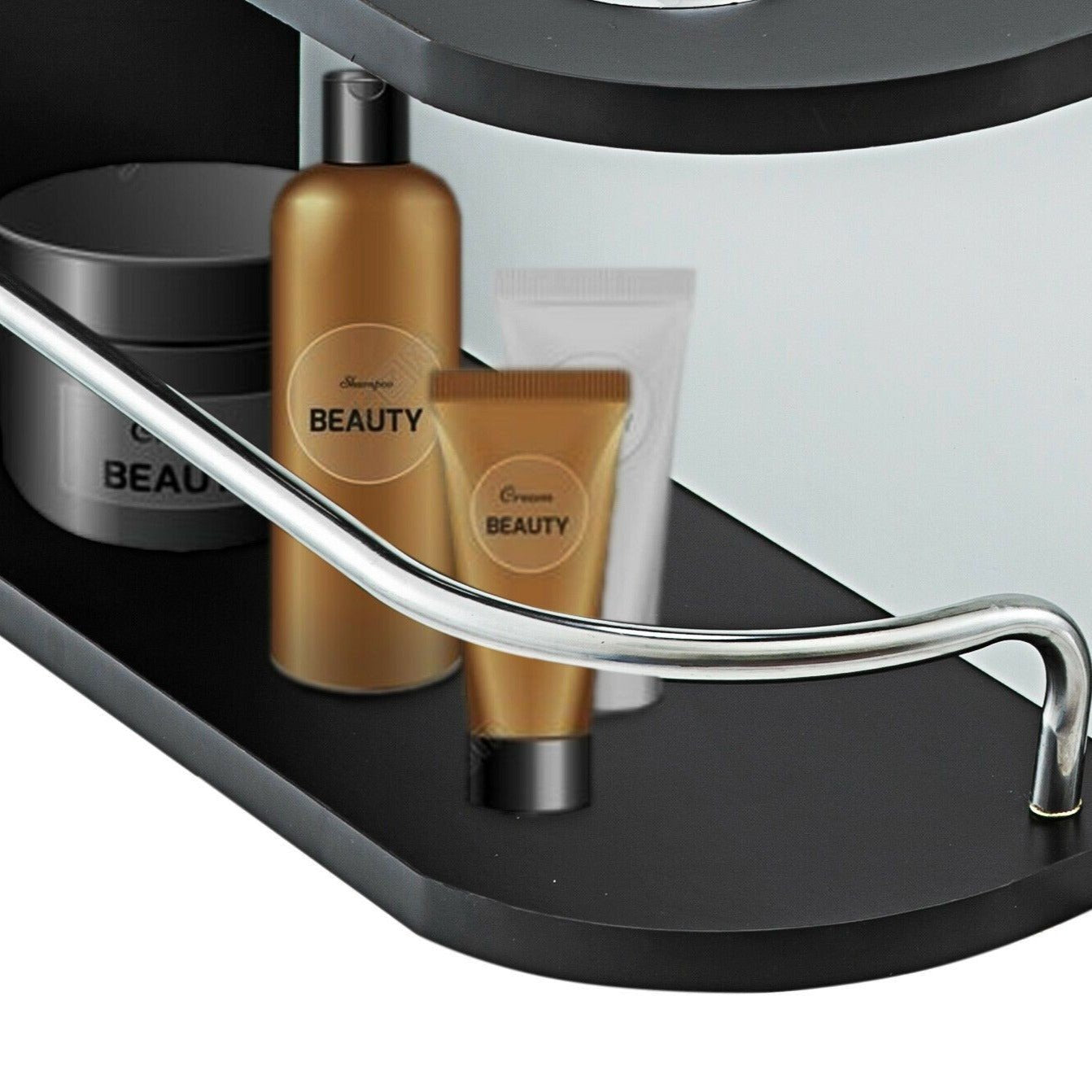 Wall Mounted Hair Salon Styling Barber Station image 2