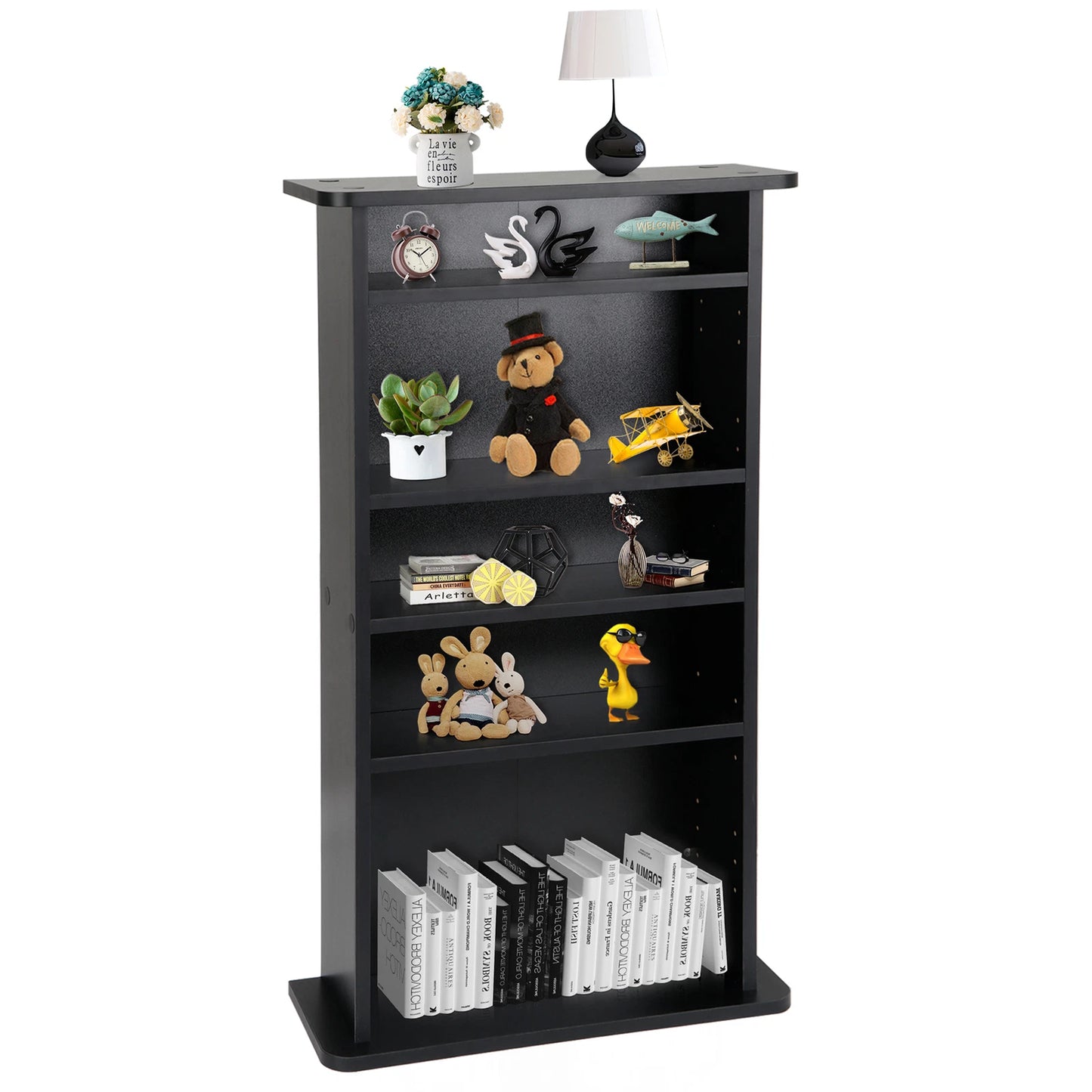 Large Spacious DVD Media Storage Shelf Cabinet image 6