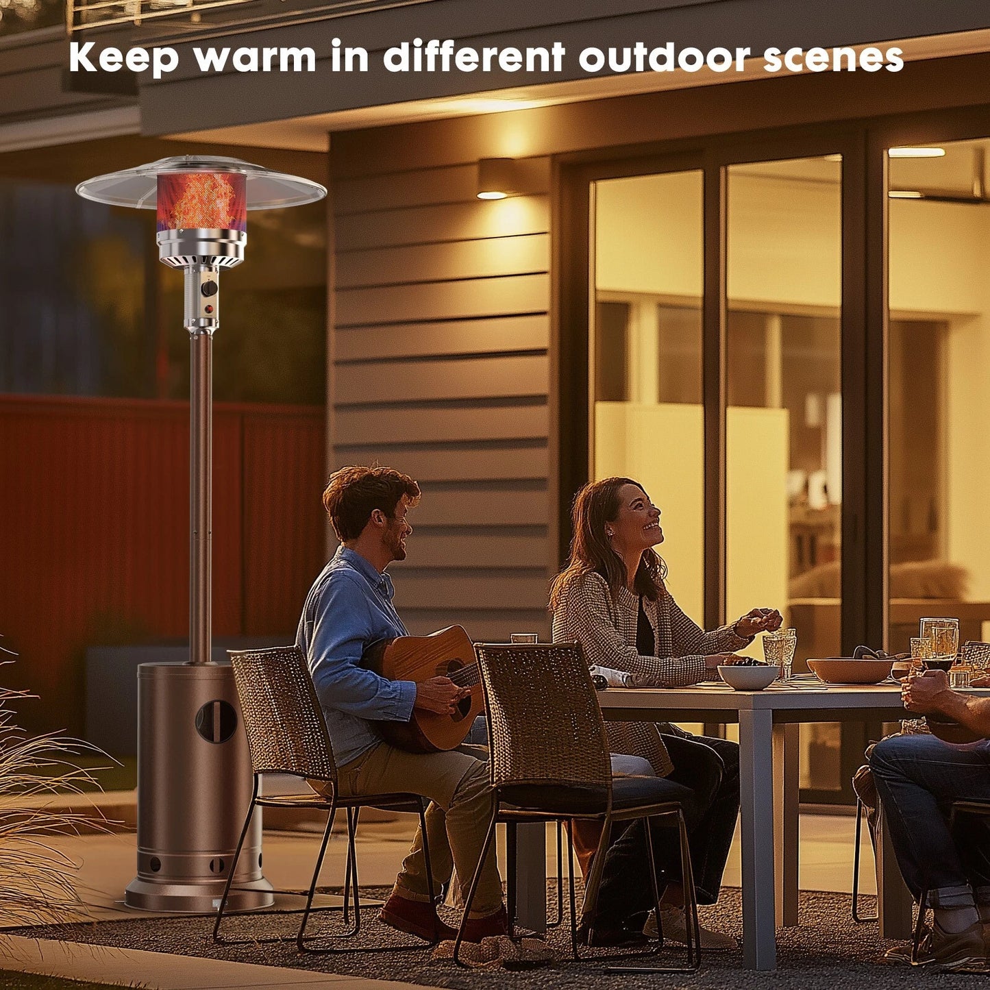 48000 BTU Outdoor Propane Patio Heater image 4