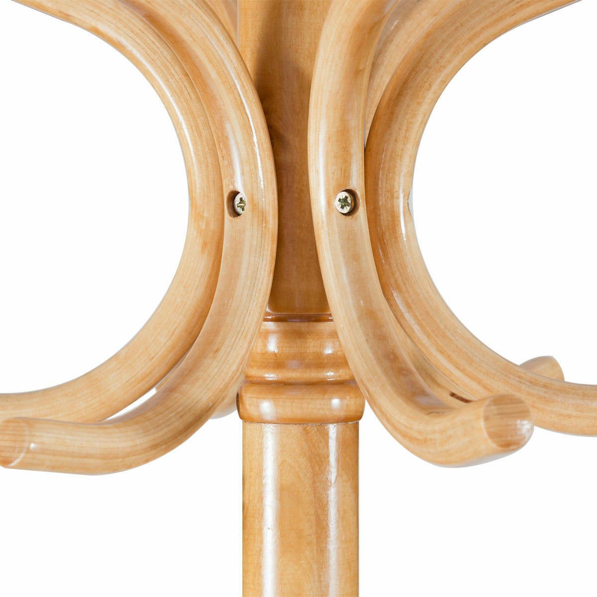 Premium Free Standing Modern Entryway Coat Tree Hanger Rack Stand image 3