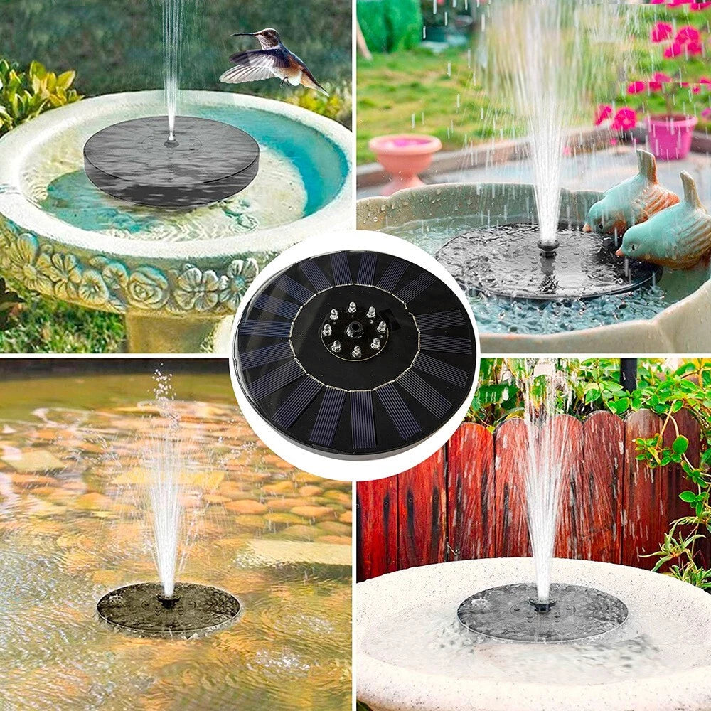 Solar Power Bird Bath Fountain With 4 Nozzle image 5