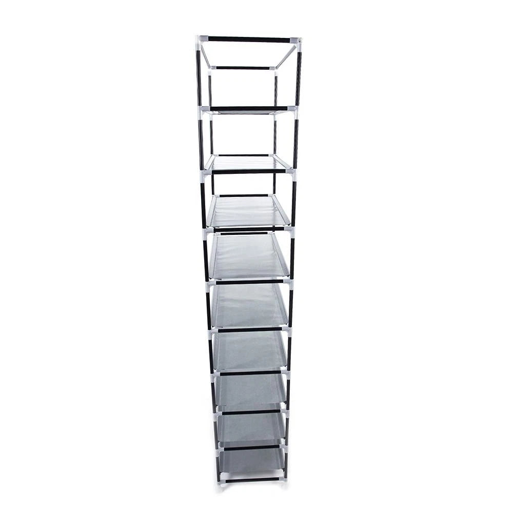 9 Tiers Shoe Storage Organizer Cabinet with Cover image 7