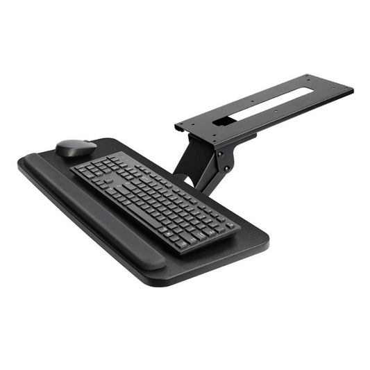 Premium Adjustable Under Desk Clamp On Keyboard Drawer Tray image 0