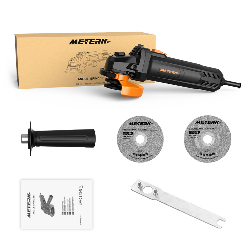 Portable Handheld Cordless Angle Grinder 4-1/2 in image 2