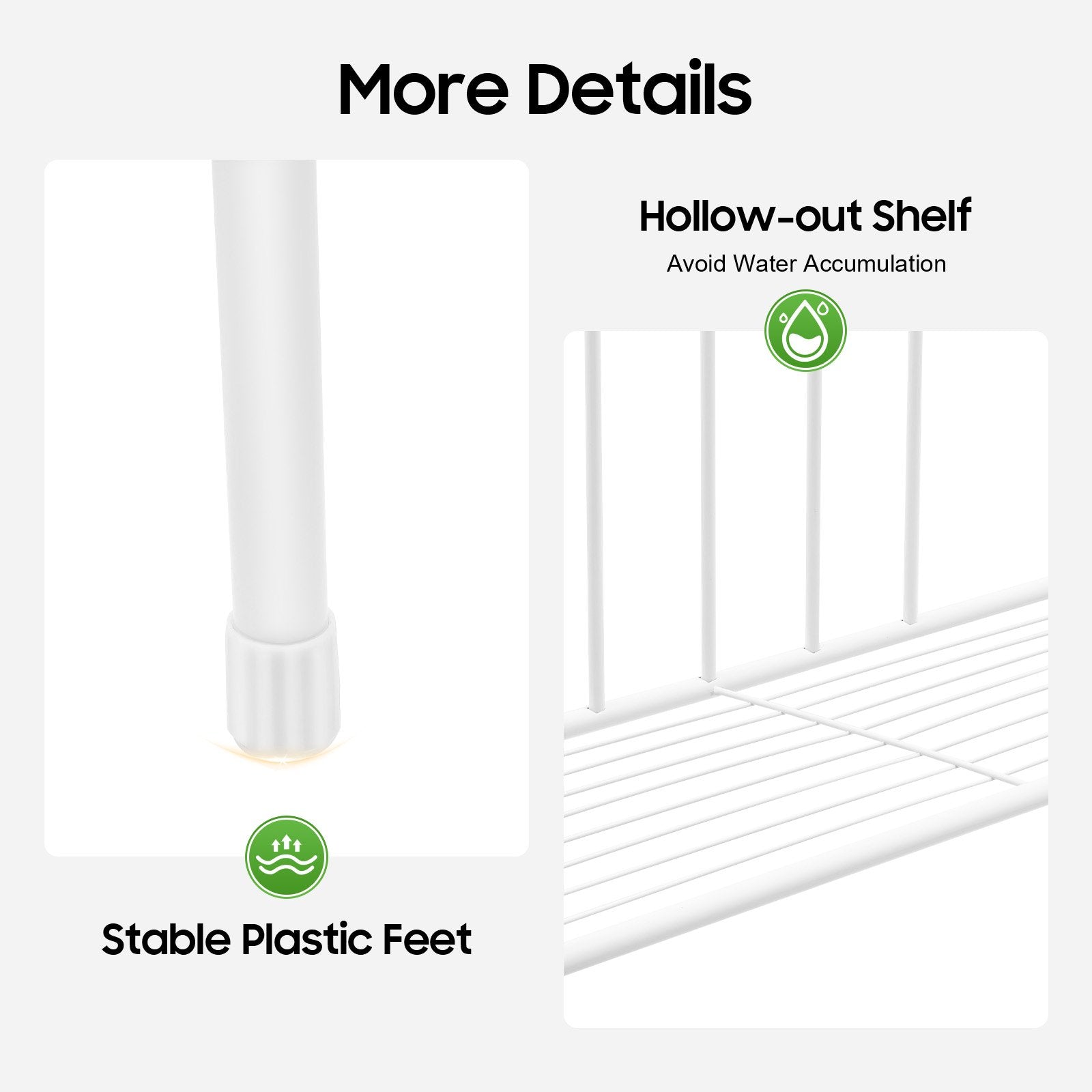 Large Over The Toilet Bathroom Space Saver Storage Shelf image 8