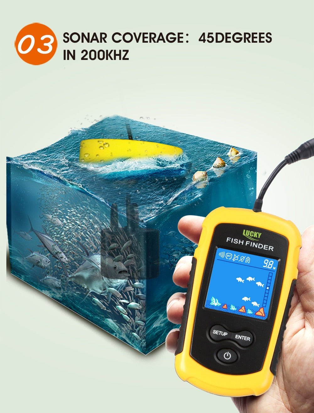 Portable GPS Fish Finder image 7