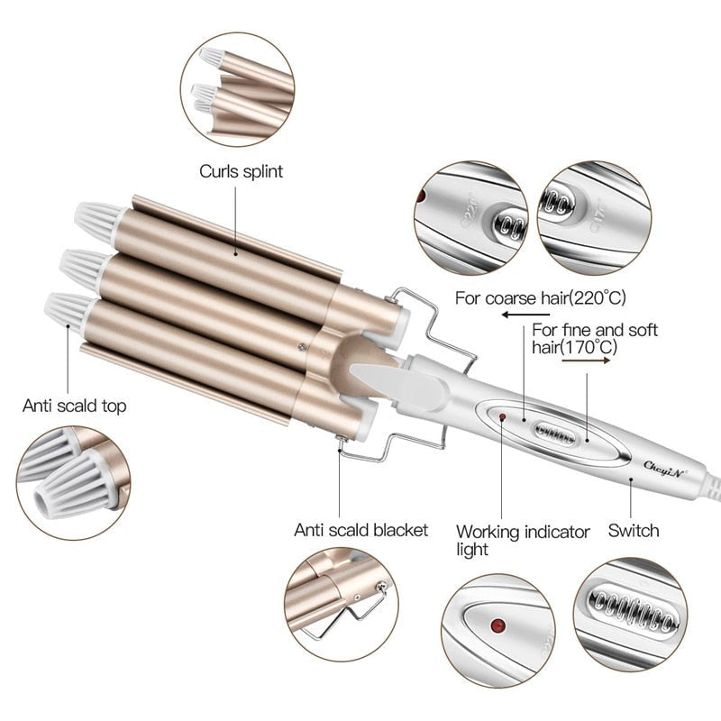 Premium Deep Waver Hair Curling Iron image 3