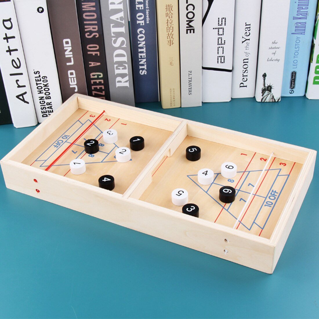 Portable Tabletop Shuffleboard 15" image 3