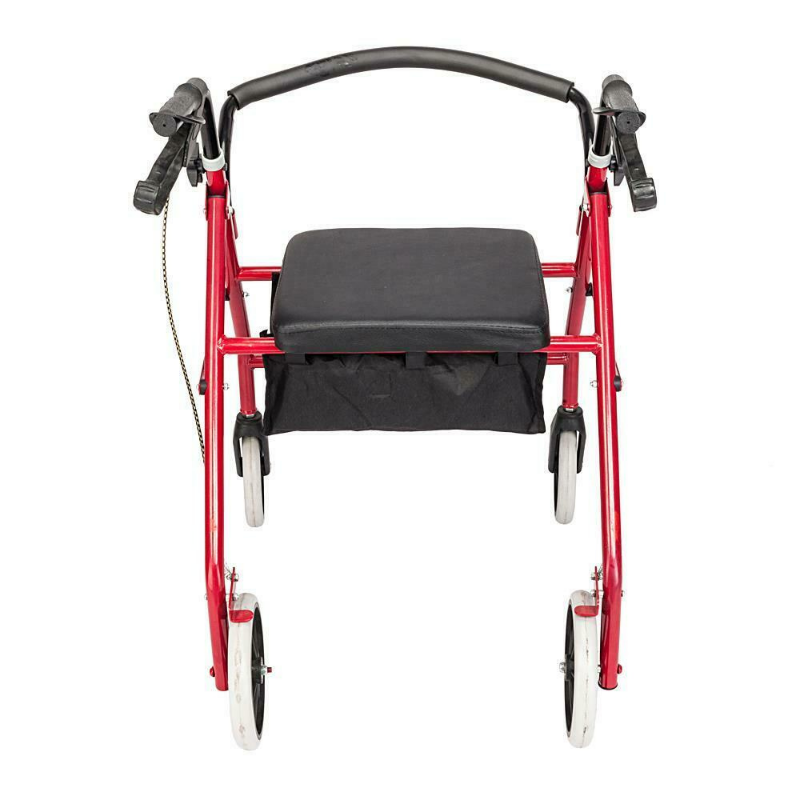 Foldable Senior Rolling Walker With Seat And Wheels image 1