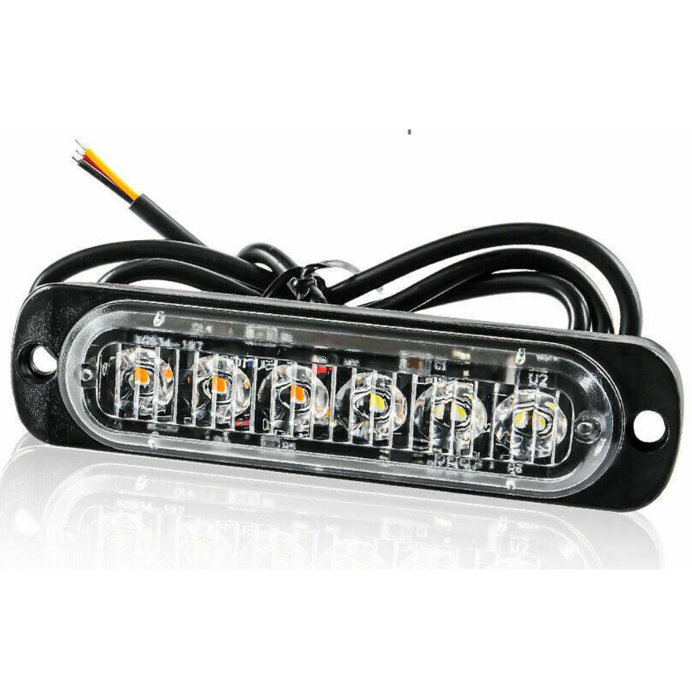 Powerful LED Truck Emergency Amber Strobe Light Bars image 3