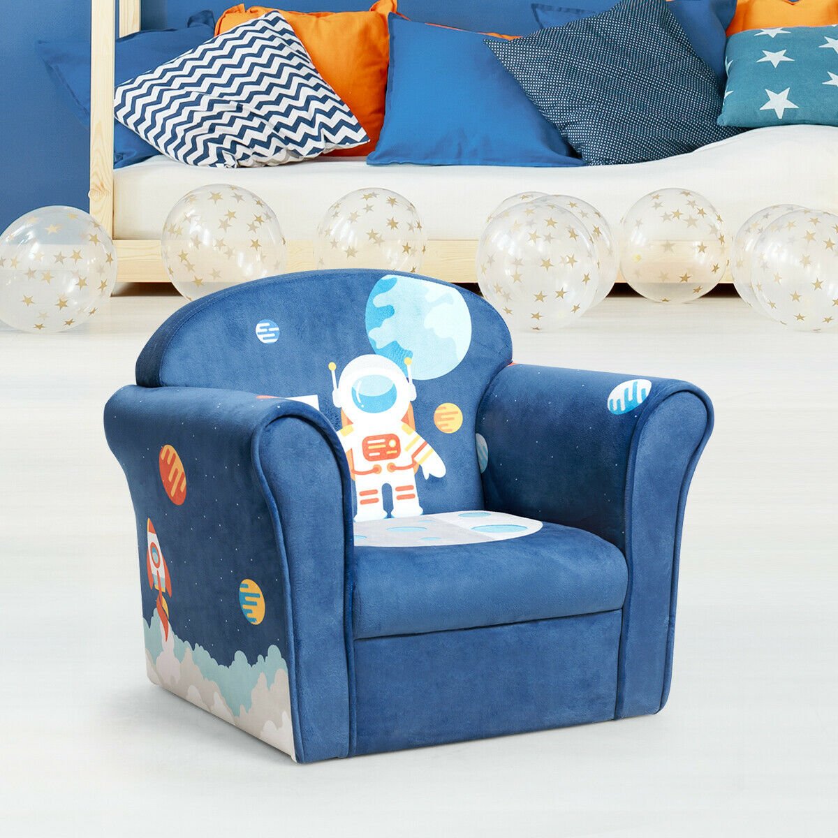 Large Portable Kids Playroom Sofa Couch image 4