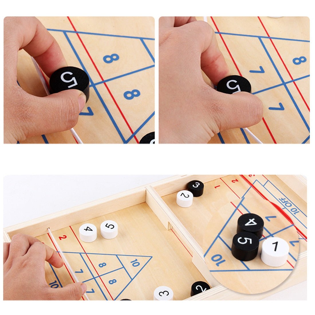 Portable Tabletop Shuffleboard 15" image 6