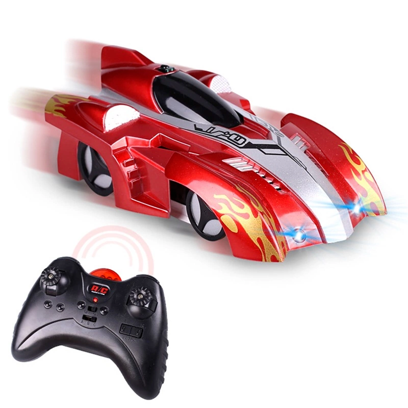 Fast Wall Climbing Remote Controlled Racing Stunt Car - Red image