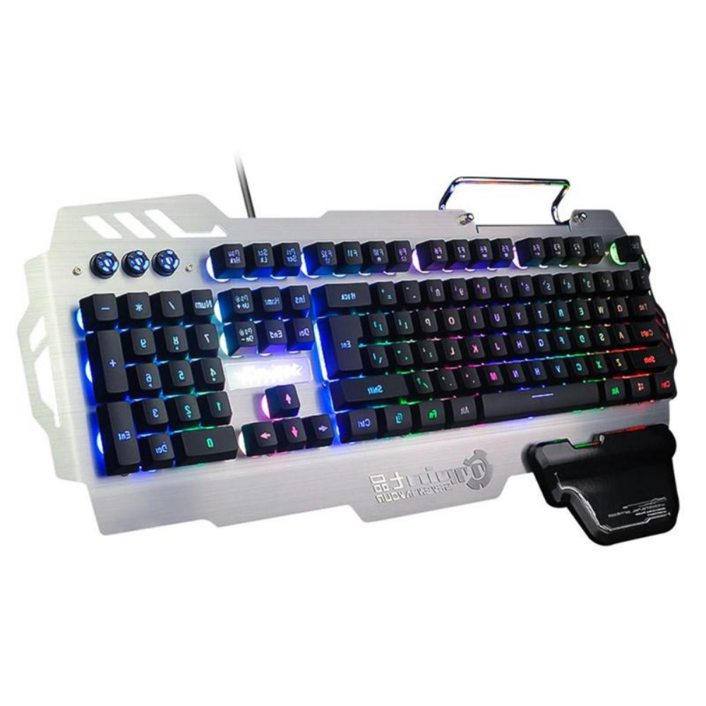 Premium Light Up PC RGB White Gaming Keyboard image 0