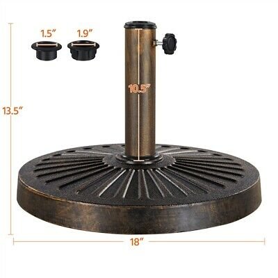 Heavy Duty Outdoor Weighted Umbrella Base Stand 30lbs image 3