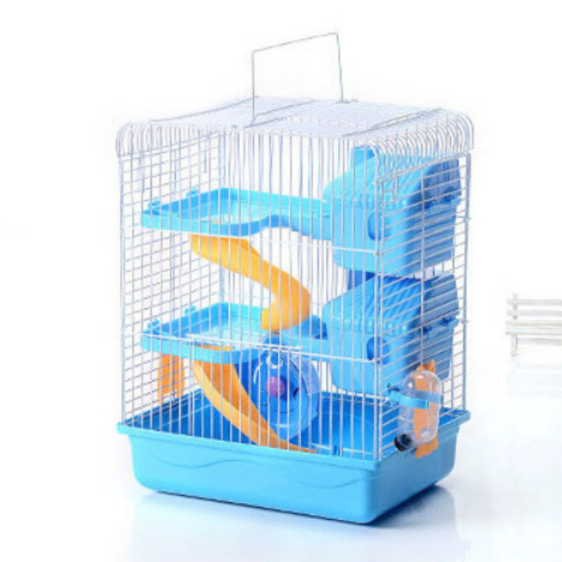 Premium Hamster Space Home Cage Enclosure - Blue (big) image