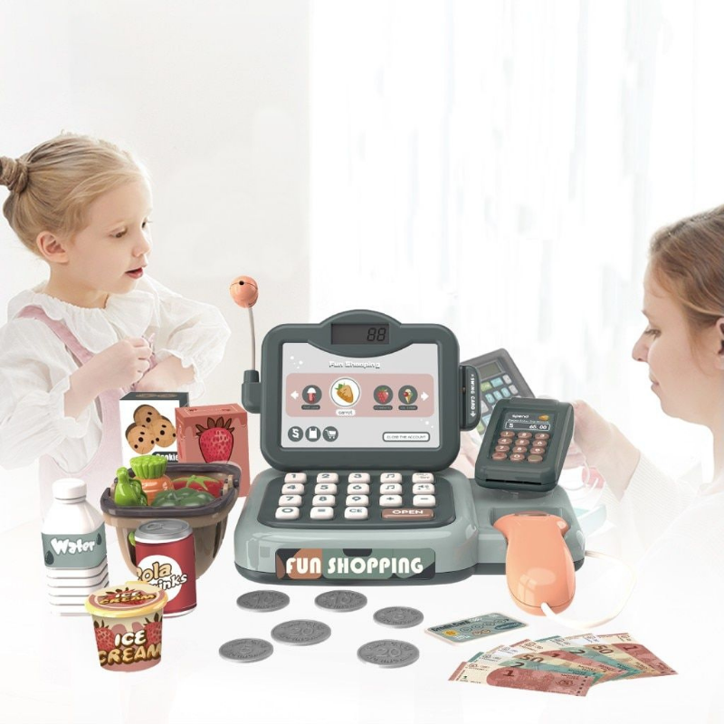 Smart Kids Cash Register Play Toy With Scanner image 7