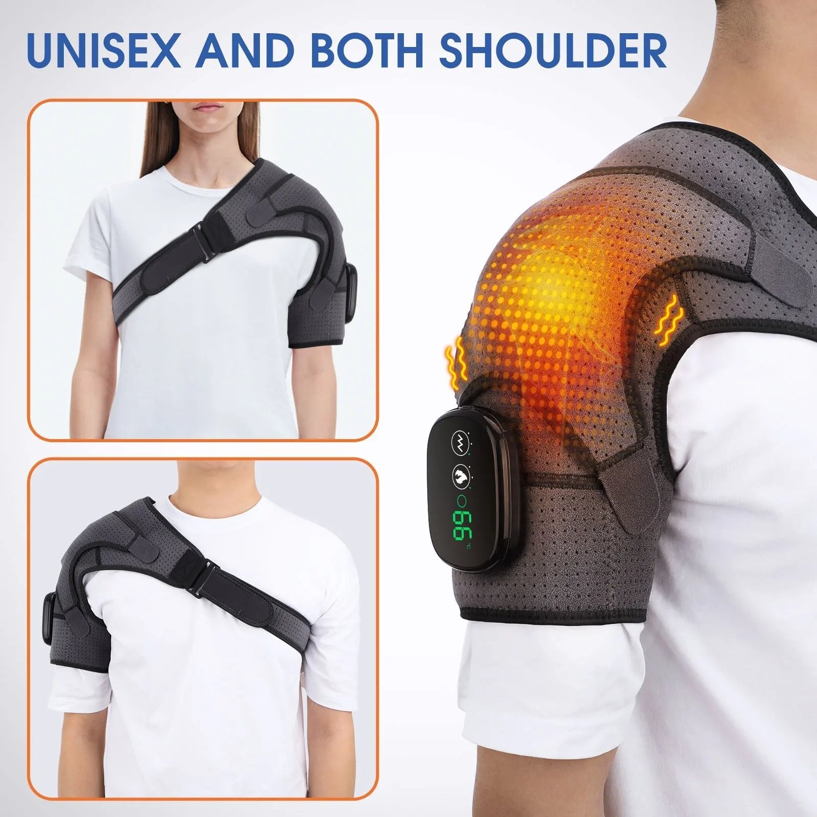 Shoulder Massager with Heat and Vibration Massage image 1