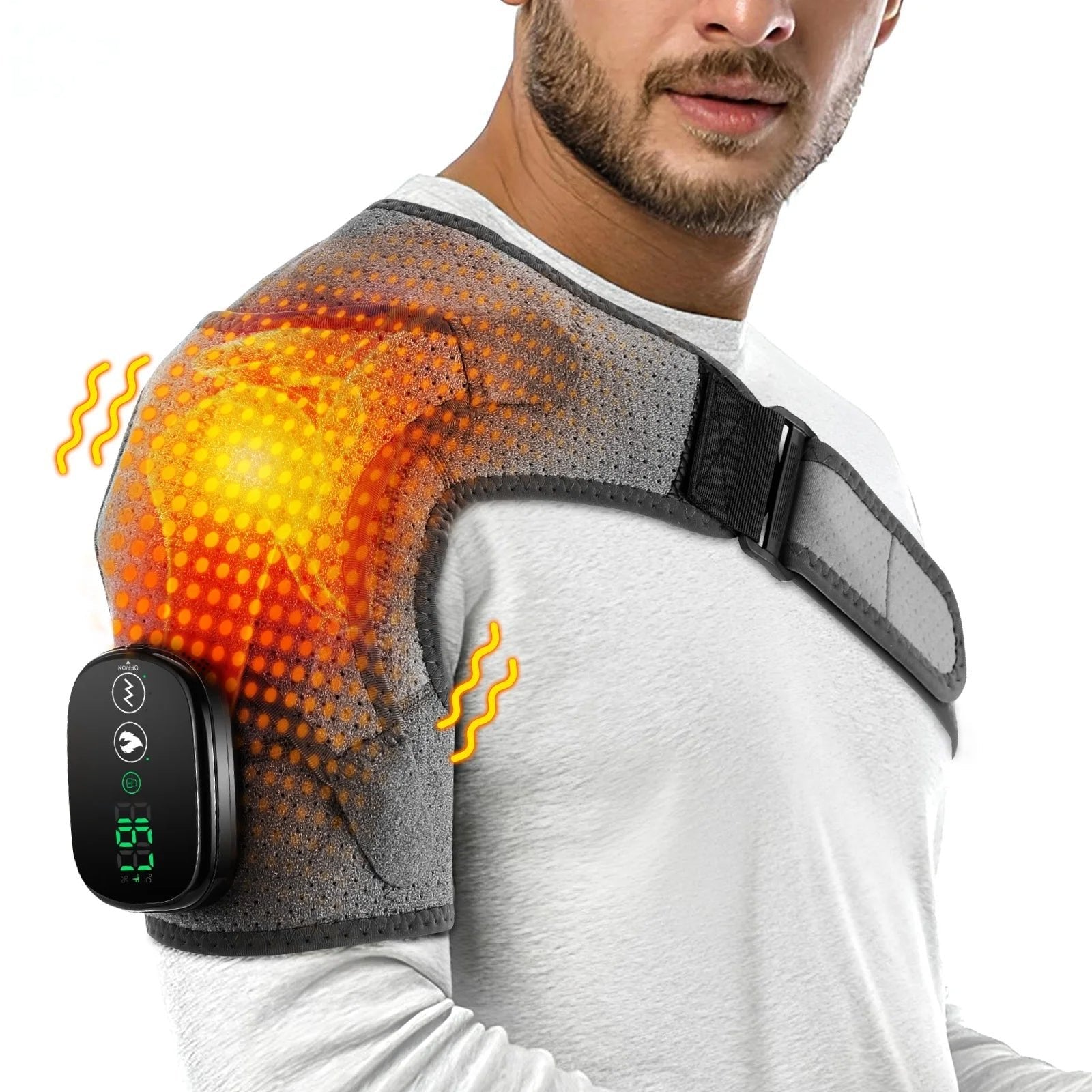Shoulder Massager with Heat and Vibration Massage image 2