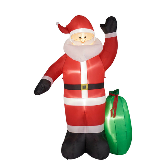Giant Outdoor Inflatable Blow Up Christmas Santa Claus image 0