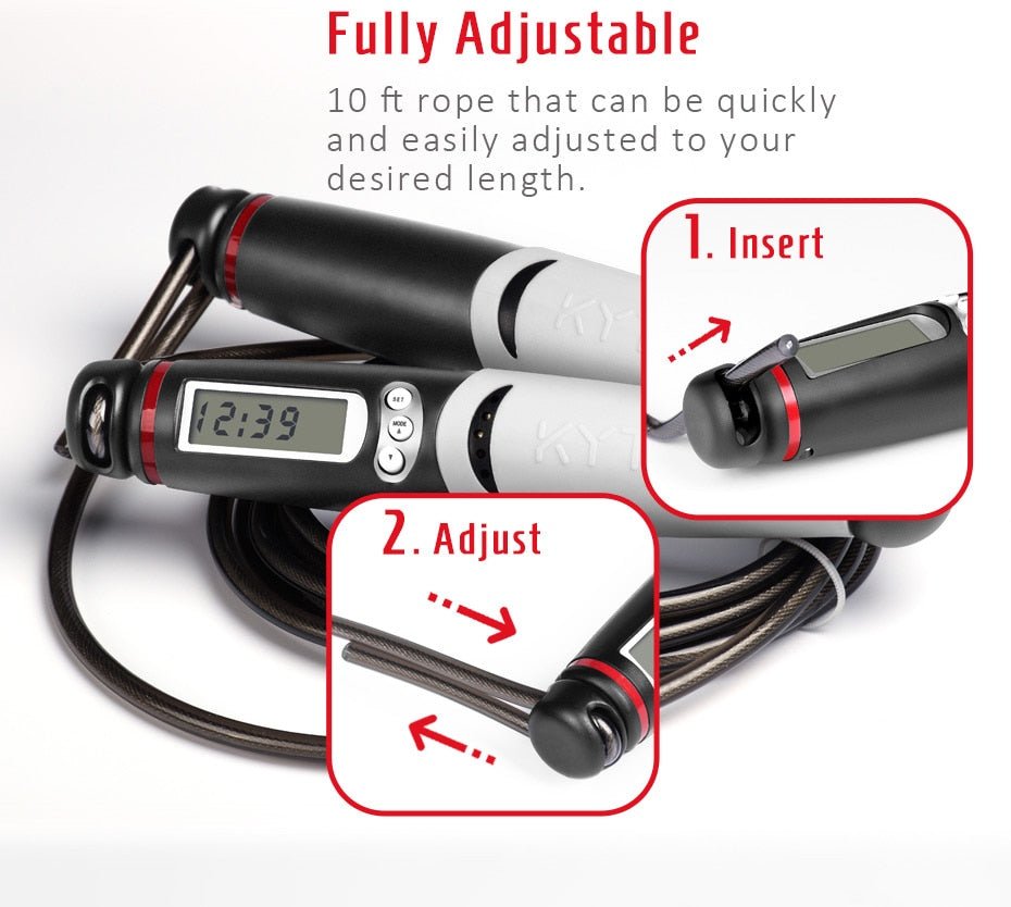 Smart Digital Speed Skipping Jump Rope image 1