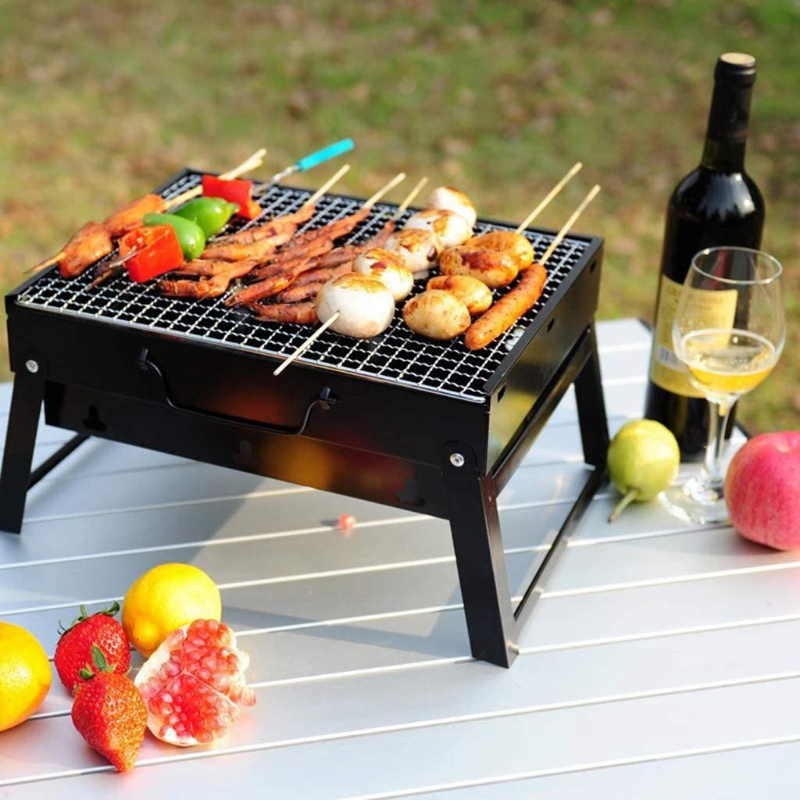 Premium Portable Small Tabletop Charcoal Grill image 0