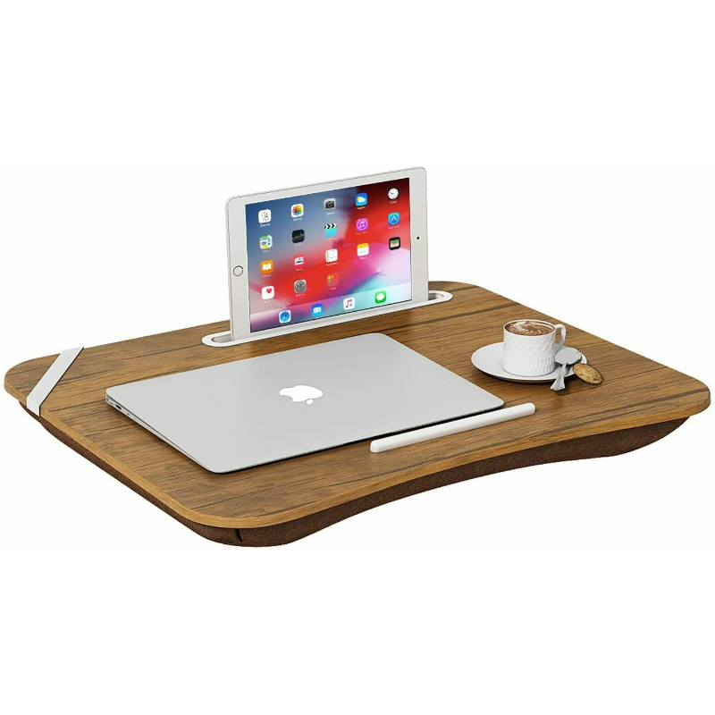 Premium Portable Wooden Laptop Lap Desk image 3