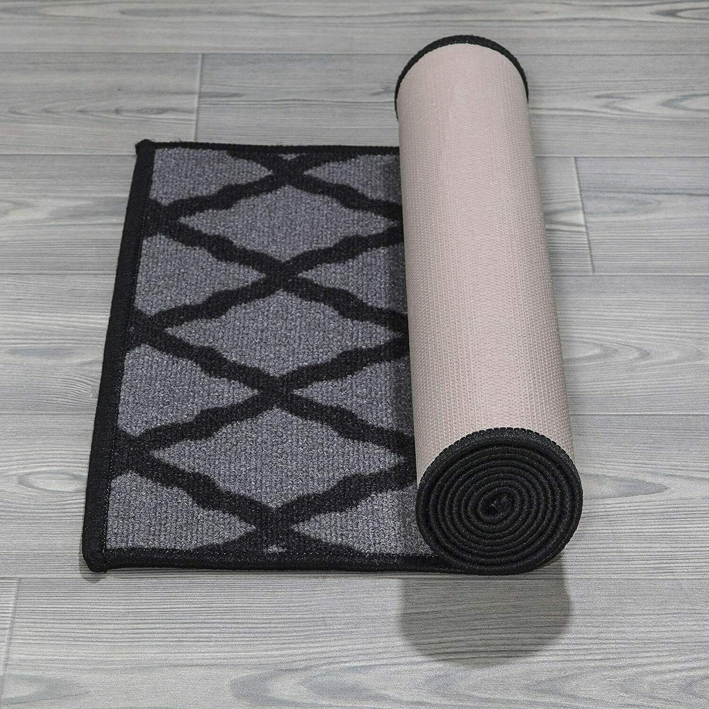 Power Loomed Trellis Hallway Carpet Runner Rug 59" image 5