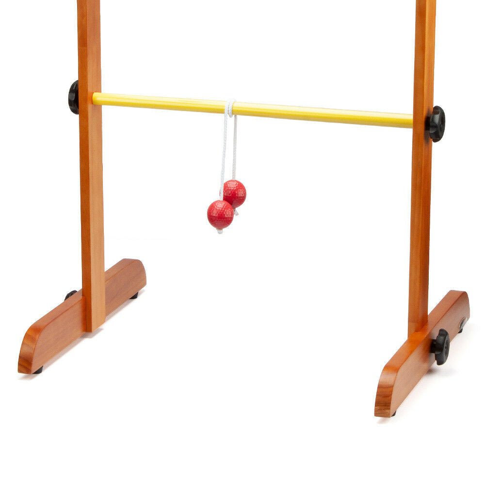 Premium Wooden Ladder Ball Golf Toss Game Set image 2