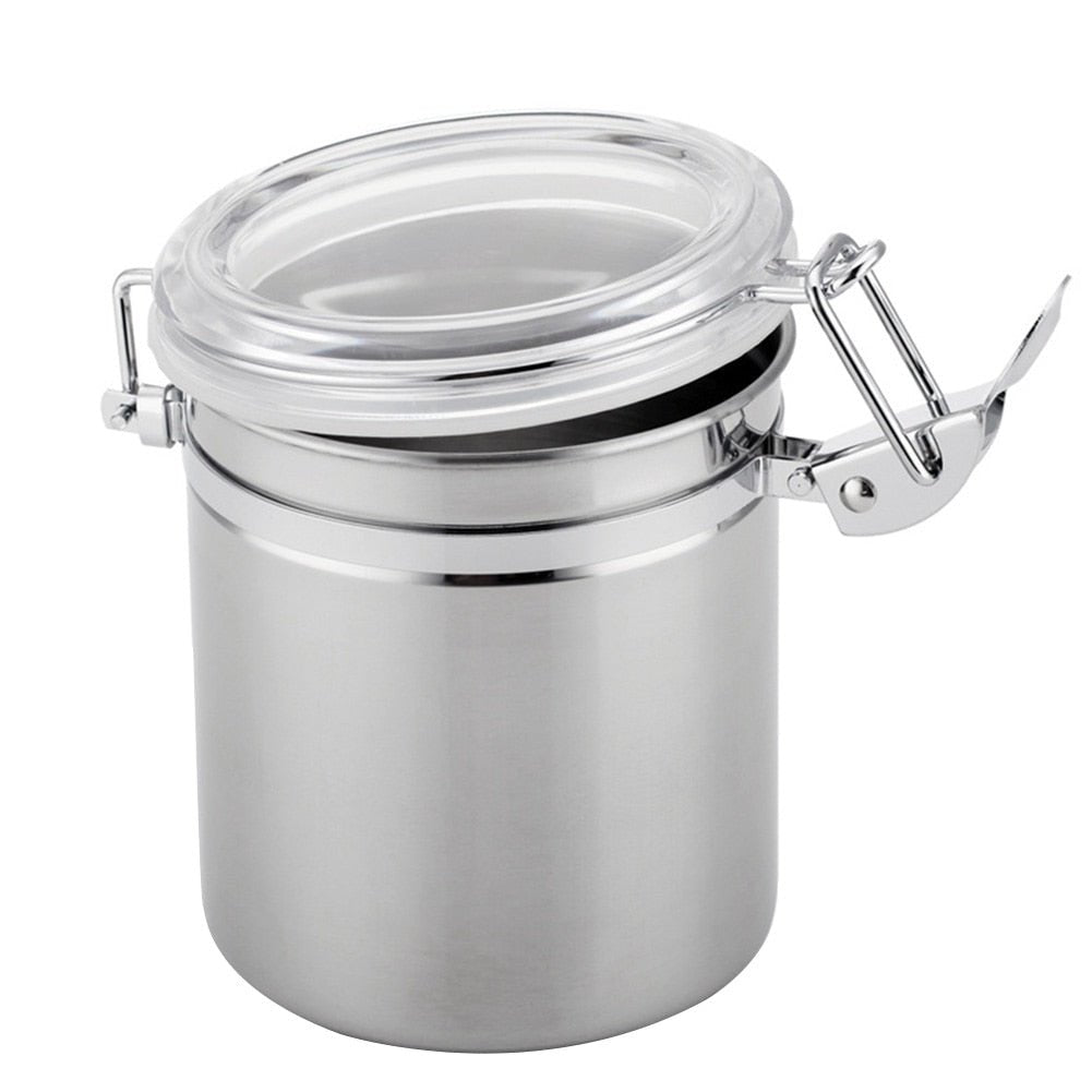 Stainless Steel Kitchen Storage Canister Set 4pcs image 2
