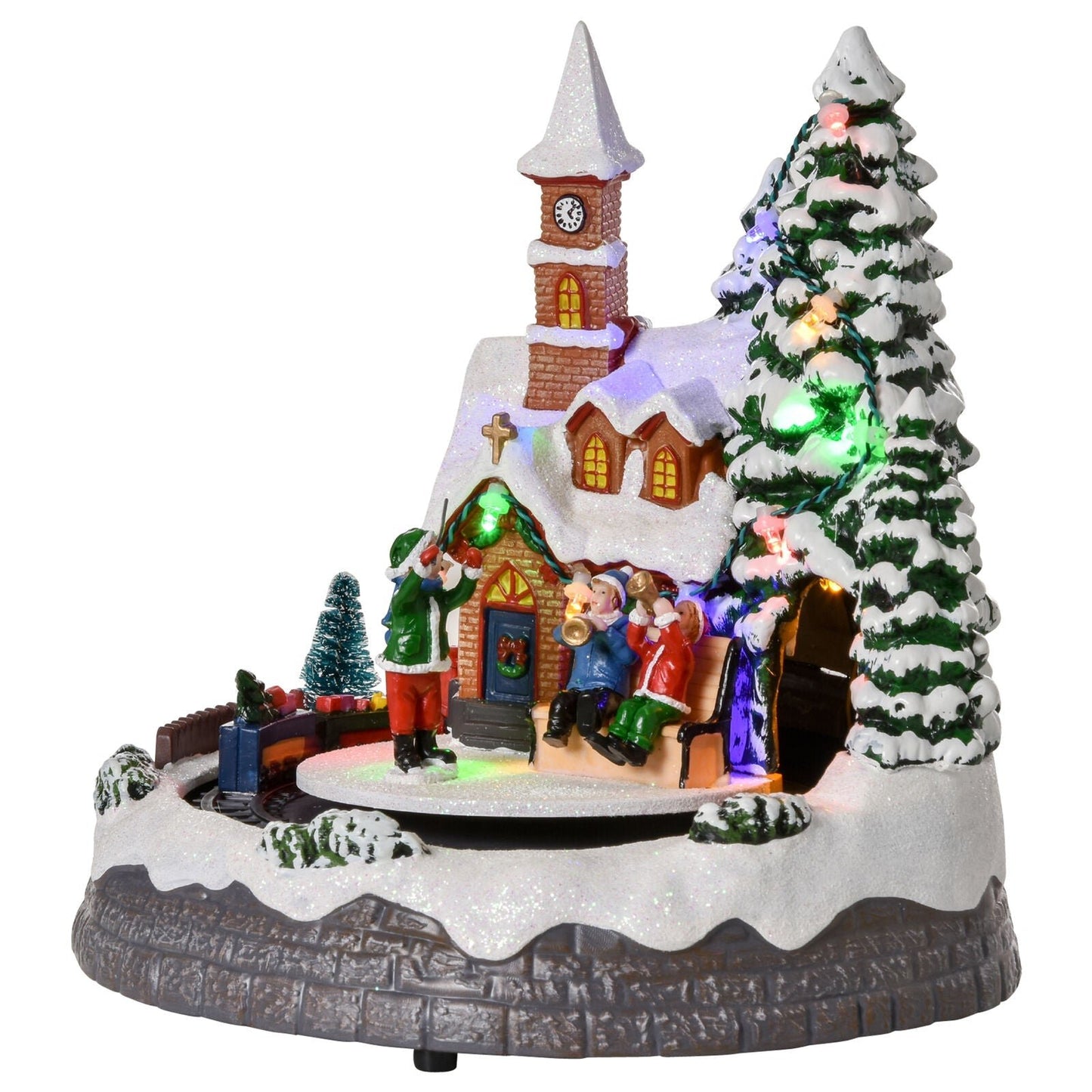 Premium LED Pre Lit Christmas Vacation Village House image 1
