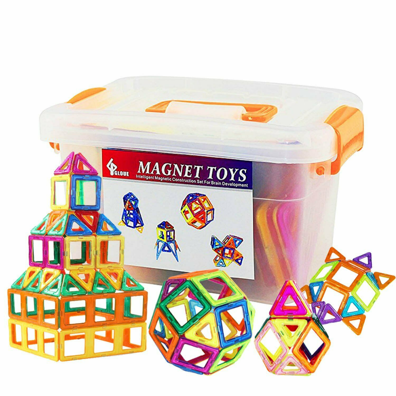 Ultimate Kids Magnetic Building Tile Blocks Toy Set image 0