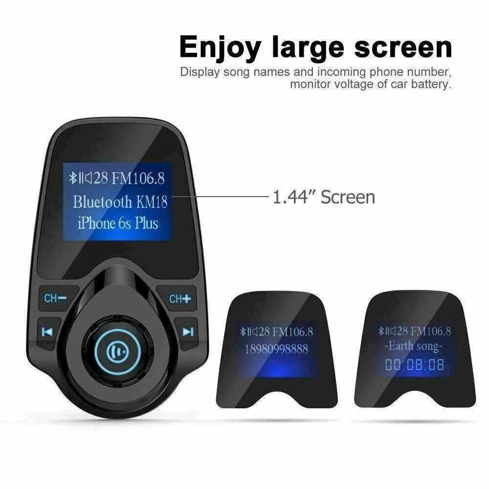 Wireless Car Bluetooth FM Transmitter image 1