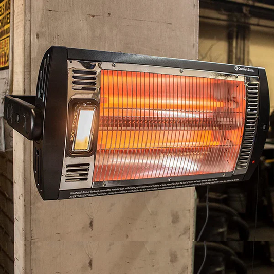 Wide Range Outdoor Electric Wall Mounted Infrared Patio Heater image 0